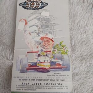 Kenny Brack 2000 ticket stub unisex